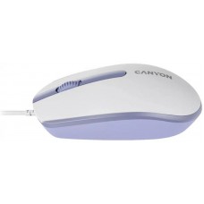 Мышь Canyon M-10 USB White Lavender (CNE-CMS10WL)