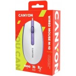 Мышь Canyon M-10 USB White Lavender (CNE-CMS10WL)