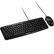 Комплект клавиатура + мышь Canyon SET-1 EN Black (CNE-CSET1)