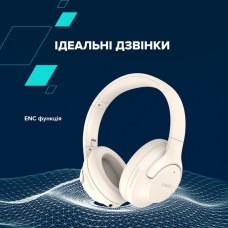 Наушники накладные Bluetooth Canyon OnRiff 10 ANC Beige (CNS-CBTHS10BG)