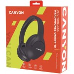 Наушники накладные Bluetooth Canyon OnRiff 10 ANC Black (CNS-CBTHS10BK)