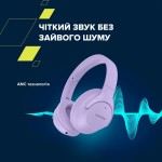 Наушники накладные Bluetooth Canyon OnRiff 10 ANC Purple (CNS-CBTHS10PU)