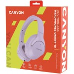 Наушники накладные Bluetooth Canyon OnRiff 10 ANC Purple (CNS-CBTHS10PU)