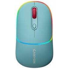 Мышь Wireless Canyon MW-22 Dual Band RGB Dark Cyan (CNS-CMSW22DC)