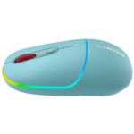 Мышь Wireless Canyon MW-22 Dual Band RGB Dark Cyan (CNS-CMSW22DC)