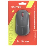 Мышь Wireless Canyon MW-22 Dual Band RGB Dark Grey (CNS-CMSW22DG)