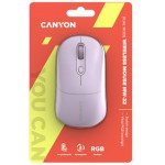 Мышь Wireless Canyon MW-22 Dual Band RGB Pearl Rose (CNS-CMSW22PR)