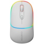 Мышь Wireless Canyon MW-22 Dual Band RGB Snow White (CNS-CMSW22SW)