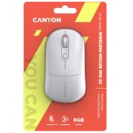 Мышь Wireless Canyon MW-22 Dual Band RGB Snow White (CNS-CMSW22SW)