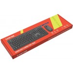 Комплект клавиатура + мышь Wireless Canyon SET-W20 UK/US Velvet Black (CNS-HSETW02)