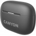 Наушники гарнитура вакуумные Bluetooth 5.3 Canyon OnGo TWS-10 ANC ENC Black (CNS-TWS10BK)