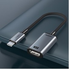 Кабель Cabletime Type-C-HDMI 0.15m v1.4 4K 30HZ (CP11A) Silver