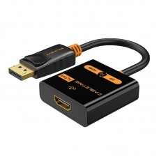 Адаптер Сabletime DisplayPort-HDMI (M/F) 0.2m Black (CP20B)