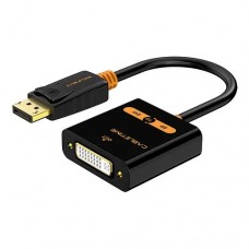 Адаптер Сabletime DisplayPort-DVI (M/F) 0.2m Black (CP24B)