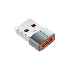 Адаптер ColorWay USB-Type-C V 3.0 (F/M) silver (CW-AD-CA)
