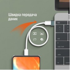 Адаптер ColorWay USB-Type-C V 3.0 (F/M) silver (CW-AD-CA)