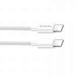 Кабель ColorWay Type-C-Type-C (M/M) PD Fast Charging 65W 3.0 А 1m White (CW-CBPDCC055-WT)