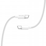 Кабель ColorWay Type-C-Type-C (M/M) PD Fast Charging 65W 3.0 А 1m White (CW-CBPDCC055-WT)