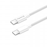 Кабель ColorWay Type-C-Type-C (M/M) PD Fast Charging 65W 3.0 А 1m White (CW-CBPDCC055-WT)