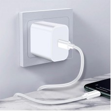 Кабель ColorWay Type-C-Type-C (M/M) PD Fast Charging 65W 3.0 А 1m White (CW-CBPDCC055-WT)