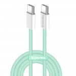 Кабель ColorWay Type-C-Type-C (M/M) 3.0 А 1m Green (CW-CBPDCC061-G)