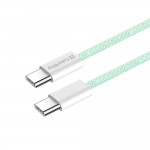 Кабель ColorWay Type-C-Type-C (M/M) 3.0 А 1m Green (CW-CBPDCC061-G)