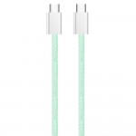 Кабель ColorWay Type-C-Type-C (M/M) 3.0 А 1m Green (CW-CBPDCC061-G)
