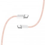 Кабель ColorWay Type-C-Type-C (M/M) 3.0 А 1m Pink (CW-CBPDCC061-P)