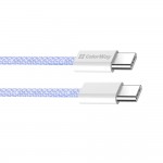 Кабель ColorWay Type-C-Type-C (M/M) 3.0 А 1m Purple (CW-CBPDCC061-PU)