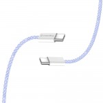 Кабель ColorWay Type-C-Type-C (M/M) 3.0 А 1m Purple (CW-CBPDCC061-PU)