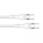 Кабель ColorWay Type-C-Type-C (M/M) 5.0 А 1m White (CW-CBPDCC065-WT)