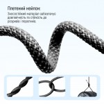 Кабель ColorWay Lightning-Type-C (M/M) 3.0 А 1m Black (CW-CBPDCL061-BK)