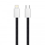 Кабель ColorWay Lightning-Type-C (M/M) 3.0 А 1m Black (CW-CBPDCL061-BK)