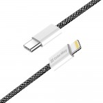 Кабель ColorWay Lightning-Type-C (M/M) 3.0 А 1m Black (CW-CBPDCL061-BK)