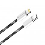 Кабель ColorWay Lightning-Type-C (M/M) 3.0 А 1m Black (CW-CBPDCL061-BK)