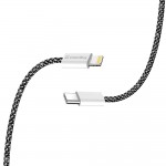 Кабель ColorWay Lightning-Type-C (M/M) 3.0 А 1m Black (CW-CBPDCL061-BK)