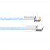 Кабель ColorWay Lightning-Type-C (M/M) 3.0 А 1m Blue (CW-CBPDCL061-BL)