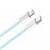 Кабель ColorWay Lightning-Type-C (M/M) 3.0 А 1m Blue (CW-CBPDCL061-BL)
