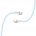 Кабель ColorWay Lightning-Type-C (M/M) 3.0 А 1m Blue (CW-CBPDCL061-BL)