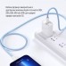 Кабель ColorWay Lightning-Type-C (M/M) 3.0 А 1m Blue (CW-CBPDCL061-BL)
