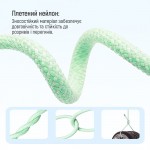 Кабель ColorWay Lightning-Type-C (M/M) 3.0 А 1m Green (CW-CBPDCL061-G)