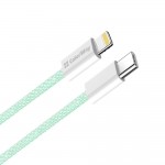 Кабель ColorWay Lightning-Type-C (M/M) 3.0 А 1m Green (CW-CBPDCL061-G)