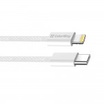 Кабель ColorWay Lightning-Type-C (M/M) 3.0 А 1m Grey (CW-CBPDCL061-GR)