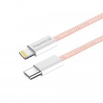 Кабель ColorWay Lightning-Type-C (M/M) 3.0 А 1m Pink (CW-CBPDCL061-P)
