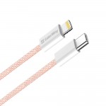 Кабель ColorWay Lightning-Type-C (M/M) 3.0 А 1m Pink (CW-CBPDCL061-P)