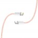 Кабель ColorWay Lightning-Type-C (M/M) 3.0 А 1m Pink (CW-CBPDCL061-P)