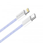 Кабель ColorWay Lightning-Type-C (M/M) 3.0 А 1m Purple (CW-CBPDCL061-PU)