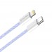 Кабель ColorWay Lightning-Type-C (M/M) 3.0 А 1m Purple (CW-CBPDCL061-PU)
