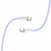 Кабель ColorWay Lightning-Type-C (M/M) 3.0 А 1m Purple (CW-CBPDCL061-PU)