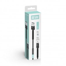 Кабель ColorWay USB-Type-C (M/M) 2.4 А 1m Black (CW-CBUC063-BK)